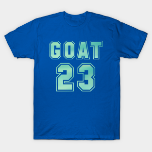 Michael Jordan 23 T-Shirt - Goat 23 by Feathery-Adventure